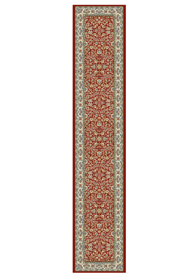Ancient Garden 57078-1414 Red/Ivory