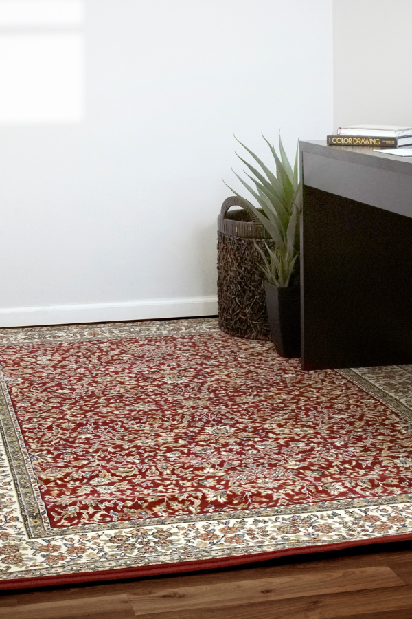 Ancient Garden 57078-1414 Red/Ivory