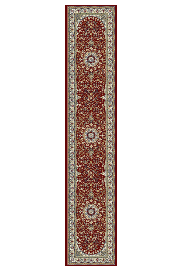 Ancient Garden 57119-1414 Red/Ivory