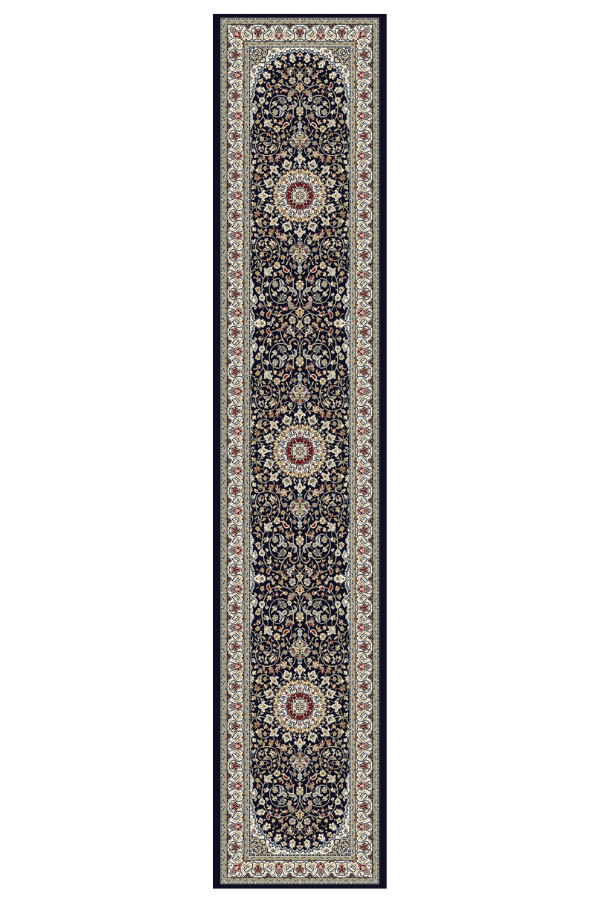 Ancient Garden 57119-3434 Blue/Ivory