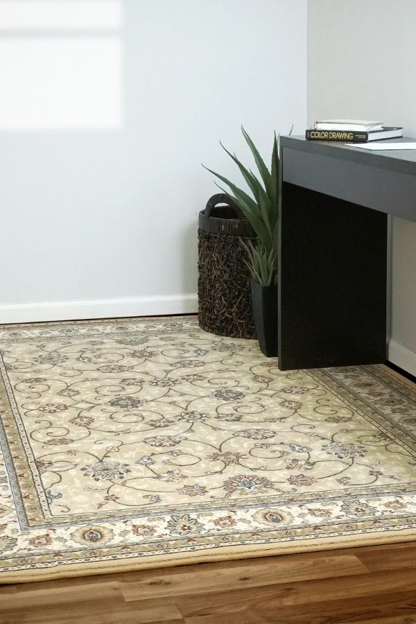 Ancient Garden 57120-2464 Lt Gold/Ivory