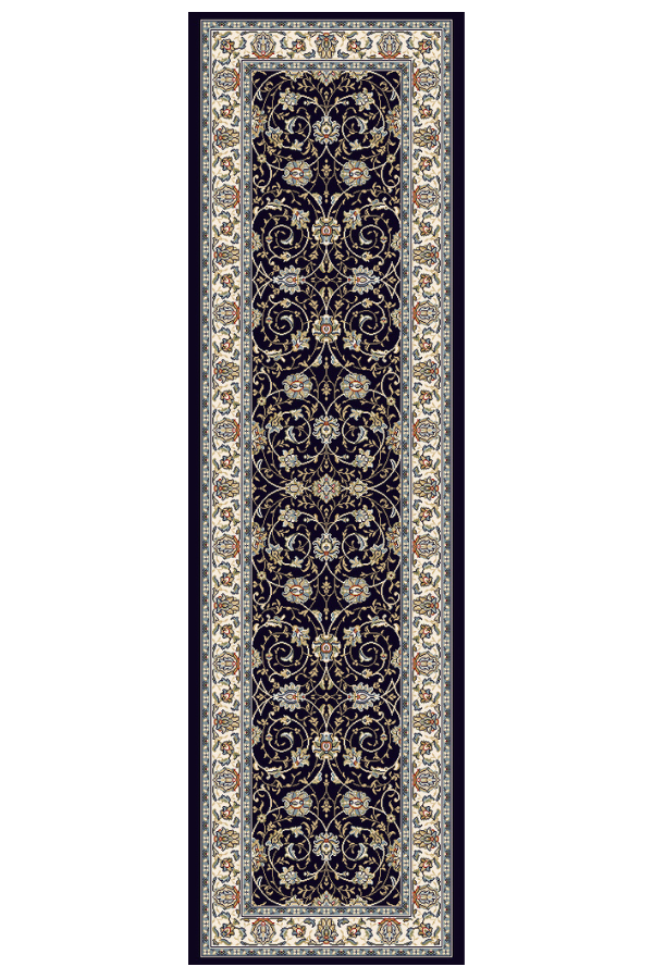 Ancient Garden 57120-3464 Blue/Ivory