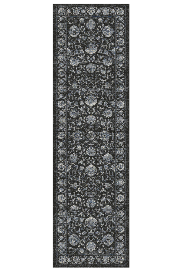 Ancient Garden 57126-3636 Charcoal/Silver