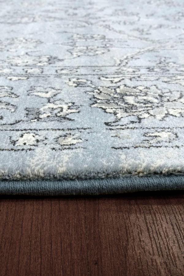 Ancient Garden 57136-4646 Steel Blue/Cream