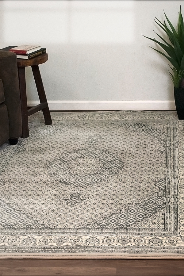 Ancient Garden 57204-9666 Soft Grey/Cream