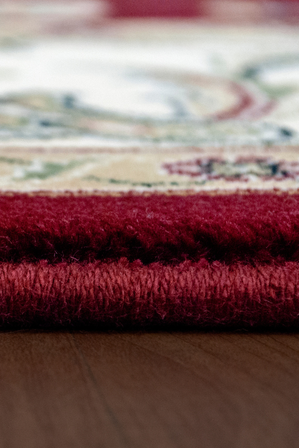 Ancient Garden 57365-1464 Red/Ivory