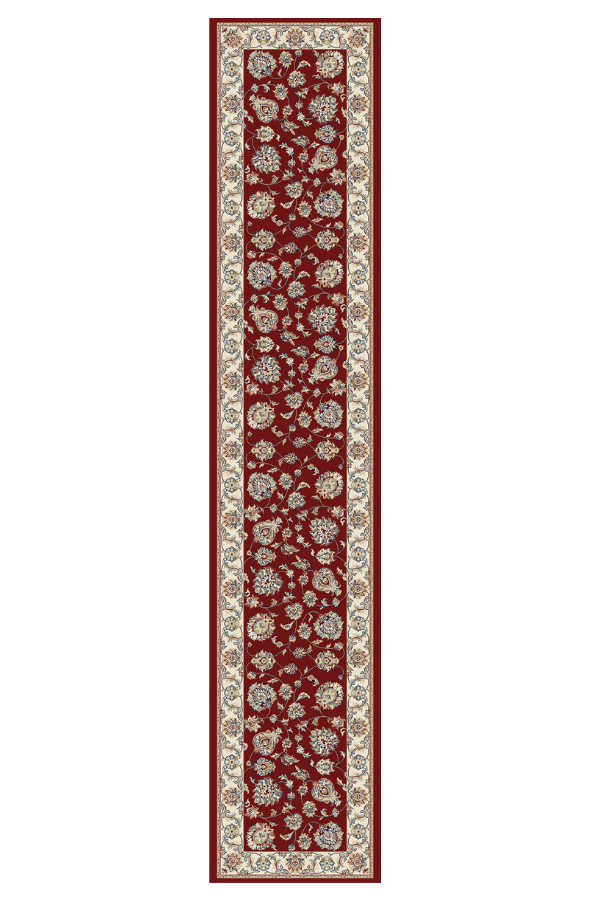 Ancient Garden 57365-1464 Red/Ivory