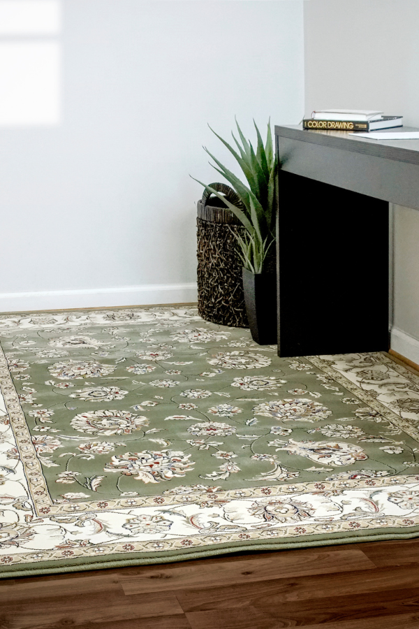 Ancient Garden 57365-4464 Green/Ivory