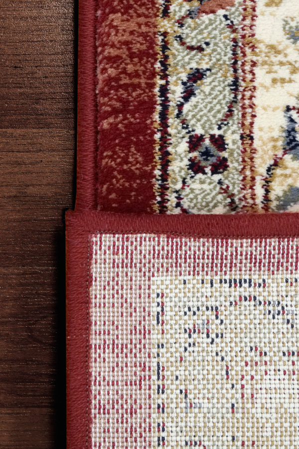 Ancient Garden 57559-1464 Red/Ivory