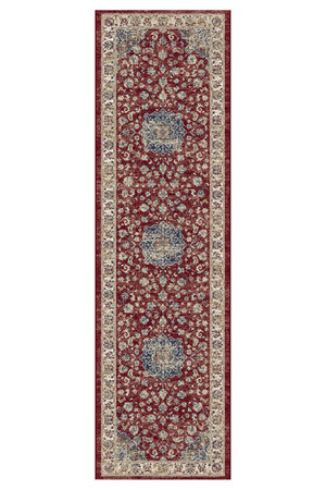 Ancient Garden 57559-1464 Red/Ivory