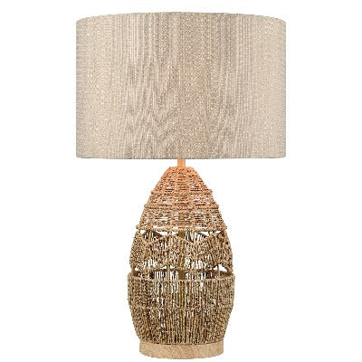 Husk Table Lamp On